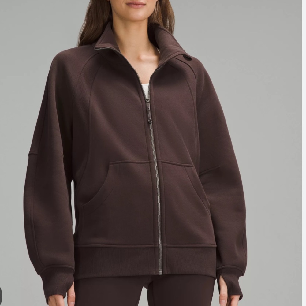 lululemon athletica Brown Full-Zip Hoodie